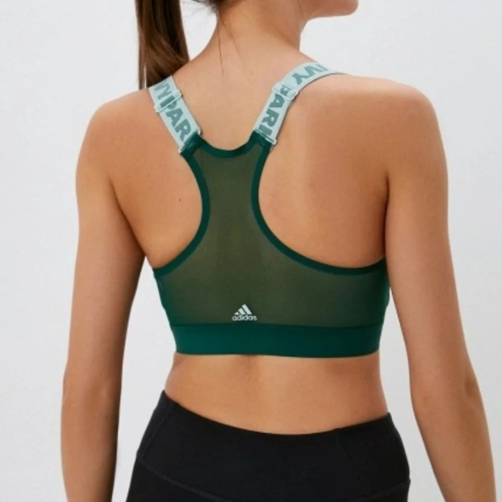 Adidas Activewear, Gym, Workout, Ivy Park XS,Mesh, Support Bra w/ Front Zipper - Picture 2 of 8